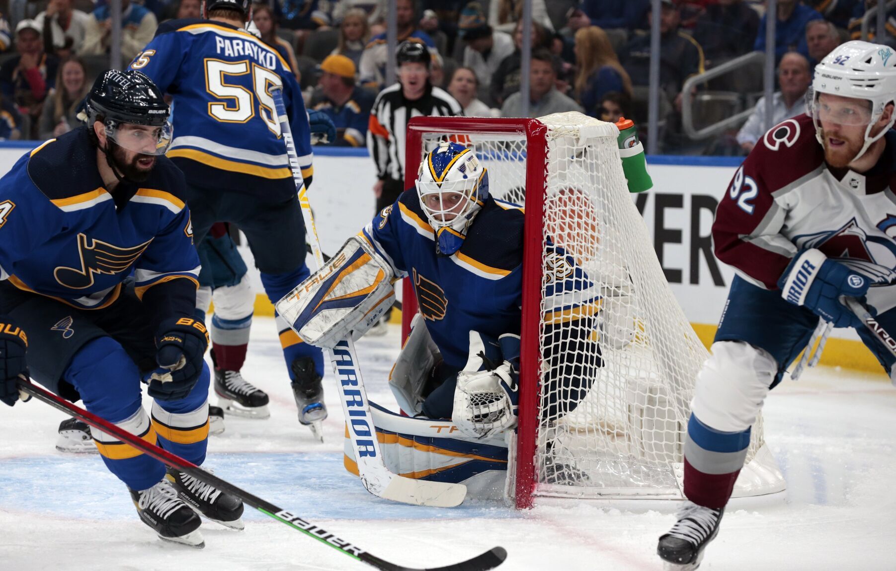 Blues host Avalanche in Game 4